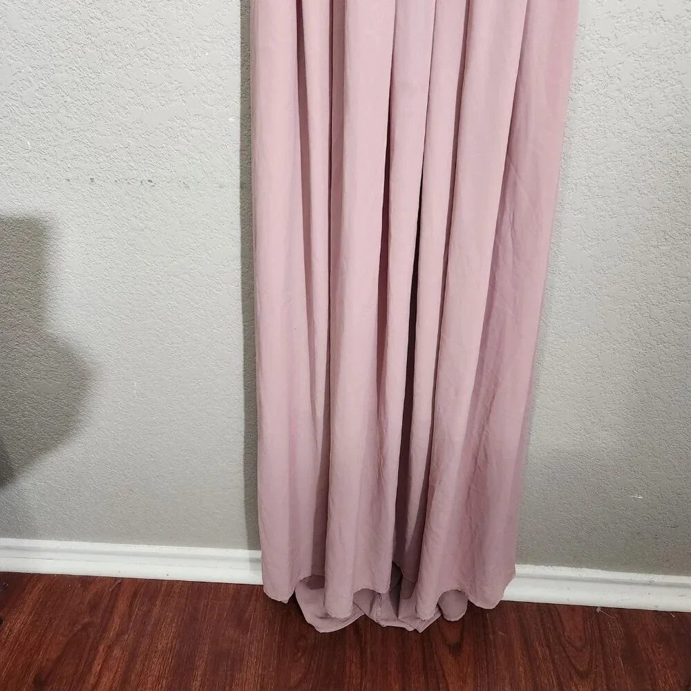 LadMous Maxi Dress Womens Small Pink Sleeveless Lace Bodice Formal Gown NWT